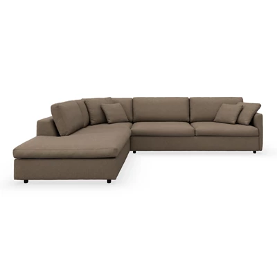 Angolo vänstervänd soffa med divan