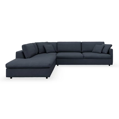 Angolo vänstervänd soffa med divan