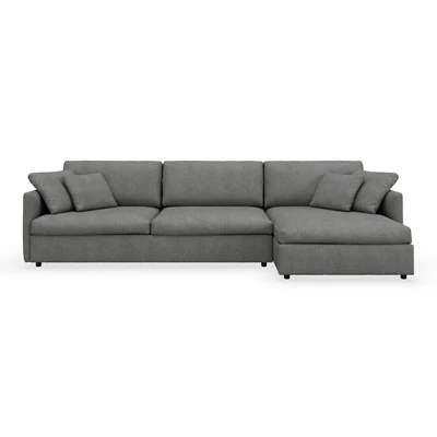 Angolo högervänd soffa med schäslong