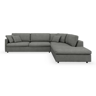 Angolo högervänd soffa med divan