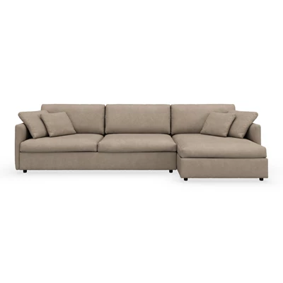 Angolo högervänd soffa med schäslong