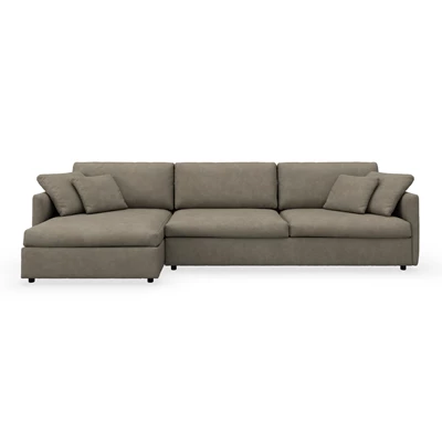 Angolo vänstervänd soffa med schäslong