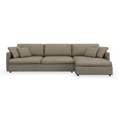 Angolo högervänd soffa med schäslong