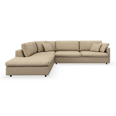 Angolo vänstervänd soffa med divan