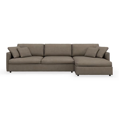 Angolo högervänd soffa med schäslong