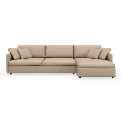 Angolo högervänd soffa med schäslong