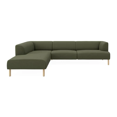 Teron vänstervänd soffa med divan