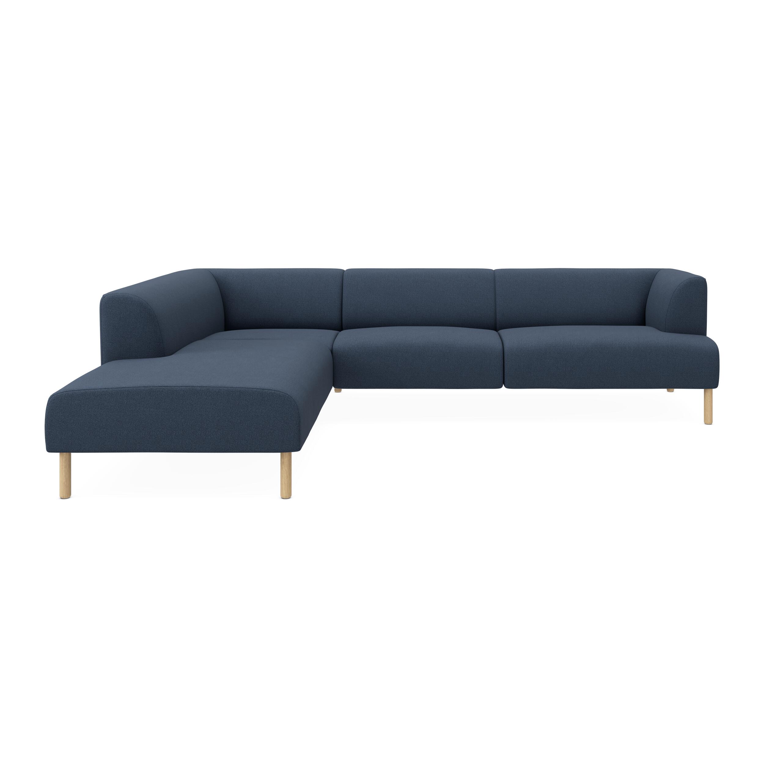 Teron vänstervänd soffa med divan 