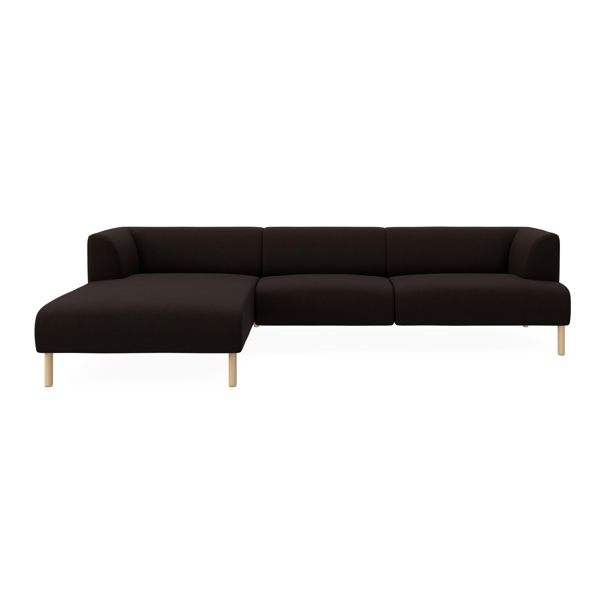 Teron vänstervänd soffa med schäslong 