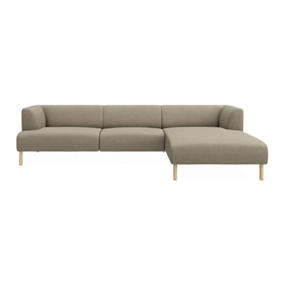 Teron högervänd soffa med schäslong