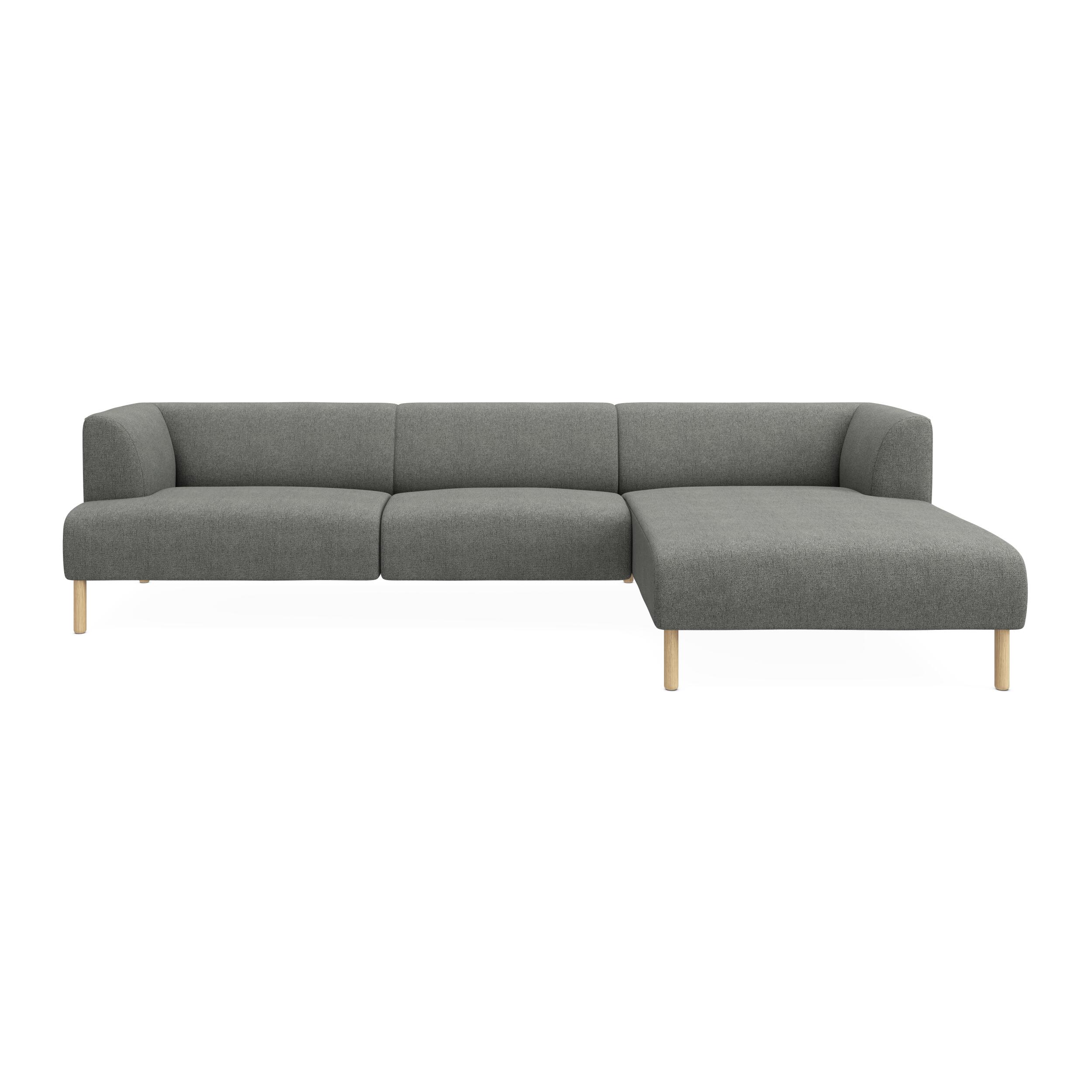 Teron högervänd soffa med schäslong 