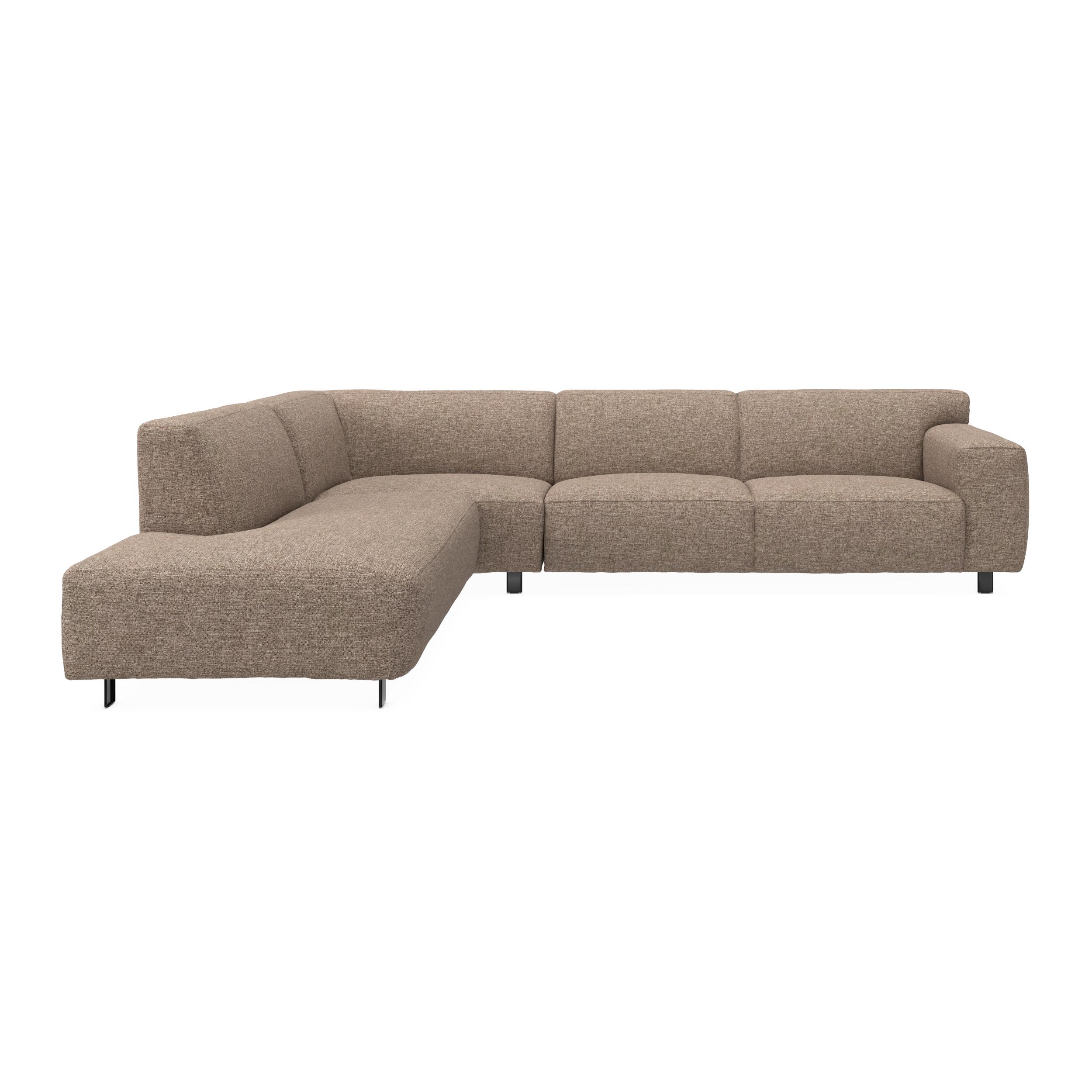 Siena vänstervänd hörnsoffa med puffavslutning 