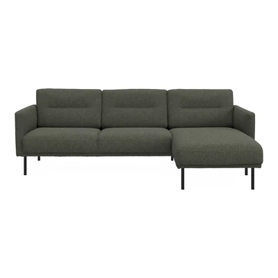 Larvik högervänd soffa med schäslong