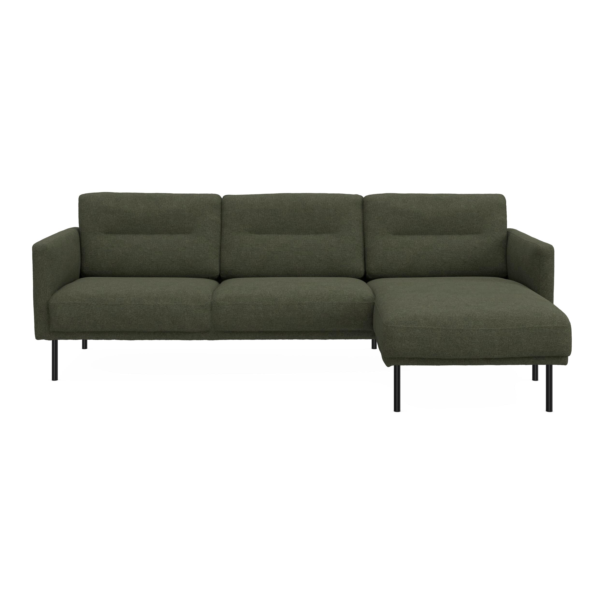 Larvik högervänd soffa med schäslong 