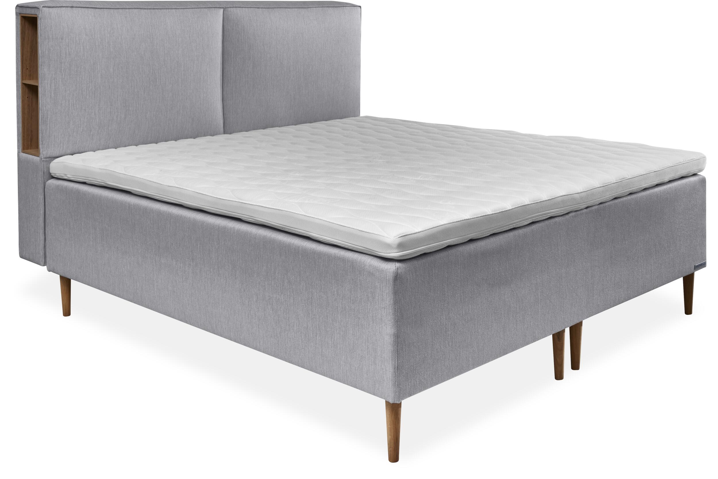 Nocturne Exclusive Ocean Inkl. 6 cm Exclusive Svanenmärkt bäddmadrass, 180 x 210 cm resårbotten med hel klädsel