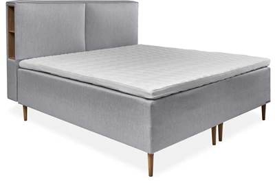 Nocturne Exclusive Ocean Inkl. 6 cm Exclusive Svanenmärkt bäddmadrass, 180 x 210 cm resårbotten med hel klädsel