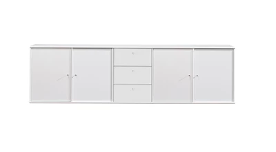 Mistral Classic Skänk med 3 lådor + 4 luckor vit