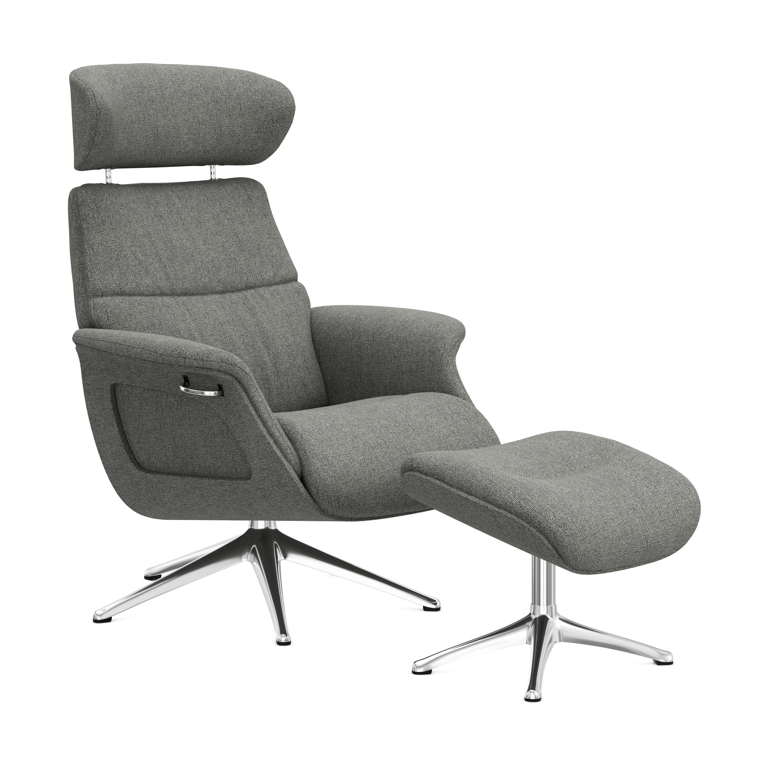 FlexLux Clement Medium fåtölj & fotpall 