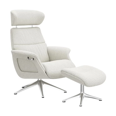 FlexLux Clement M fåtölj & fotpall