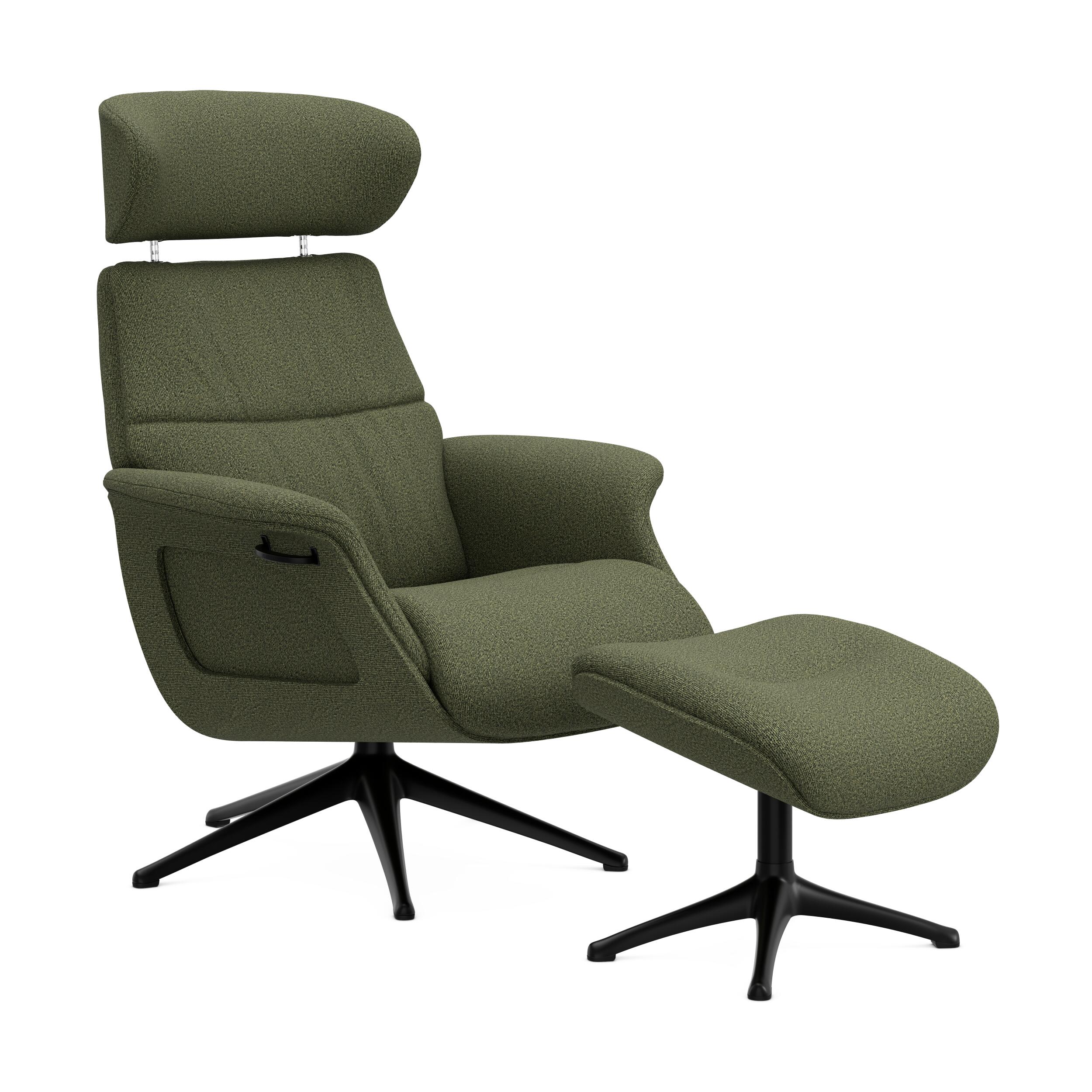 FlexLux Clement Medium fåtölj & fotpall 