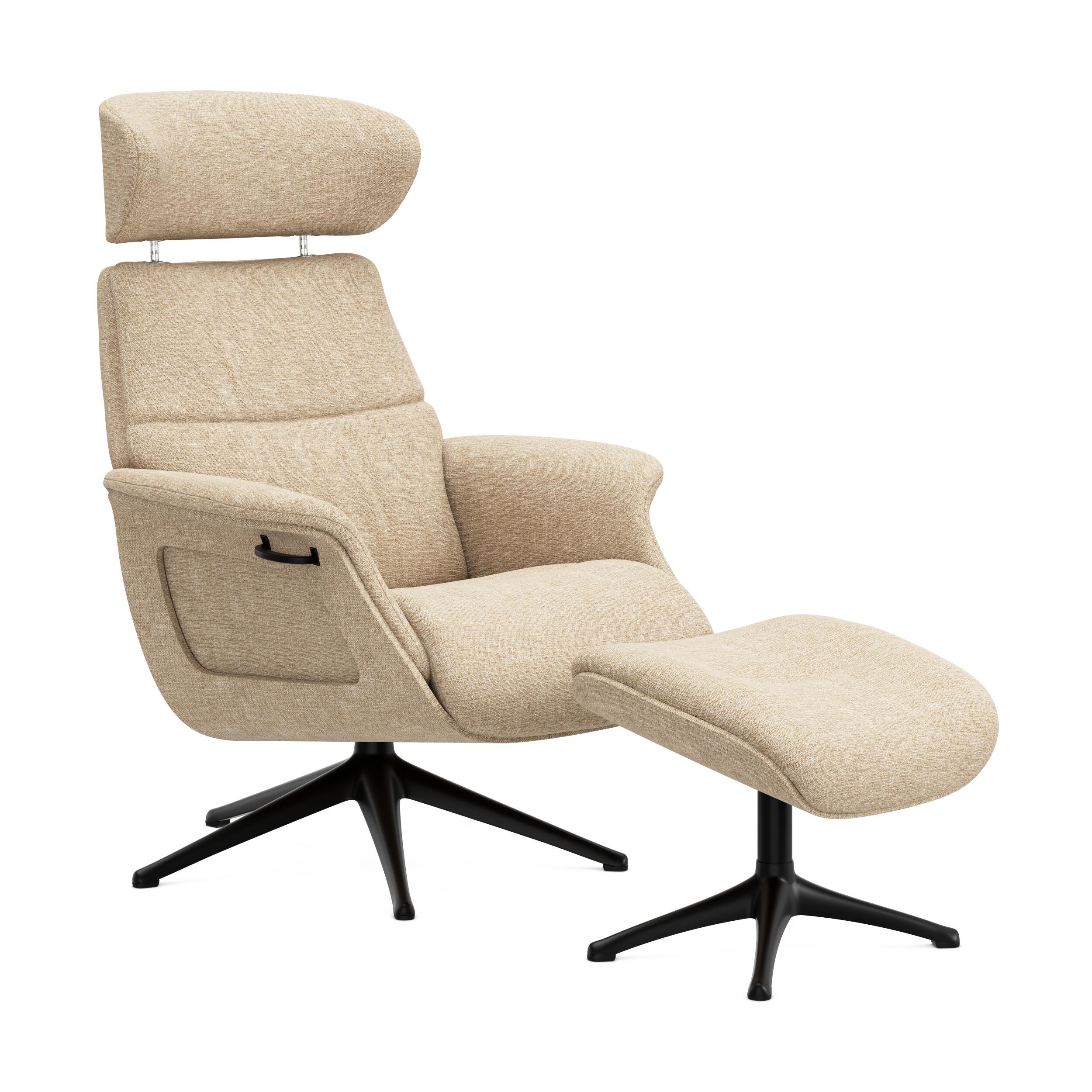 FlexLux Clement Medium fåtölj & fotpall 