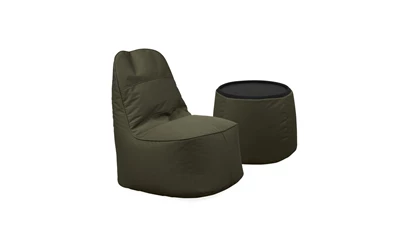 Gozo Loungeset med trädgårdsmöbler