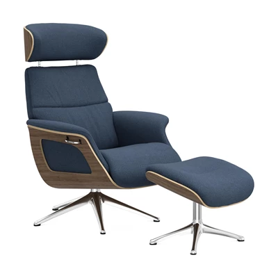 FlexLux Clement Medium fåtölj & fotpall