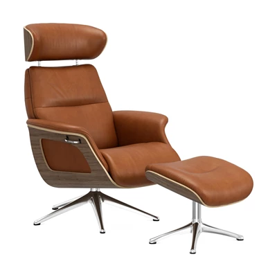 FlexLux Clement Medium fåtölj & fotpall