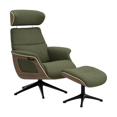 FlexLux Clement Medium fåtölj & fotpall