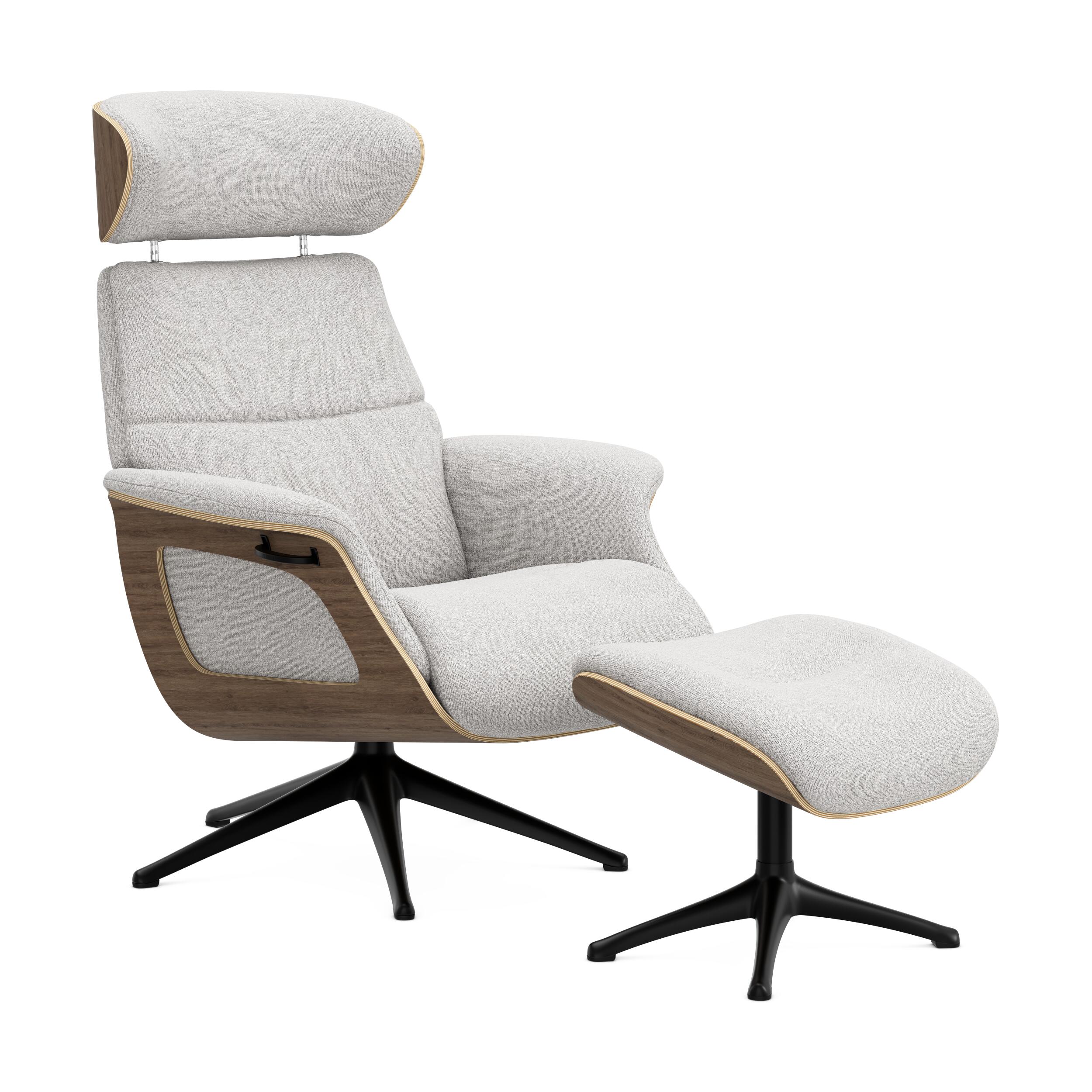 FlexLux Clement Medium fåtölj & fotpall 