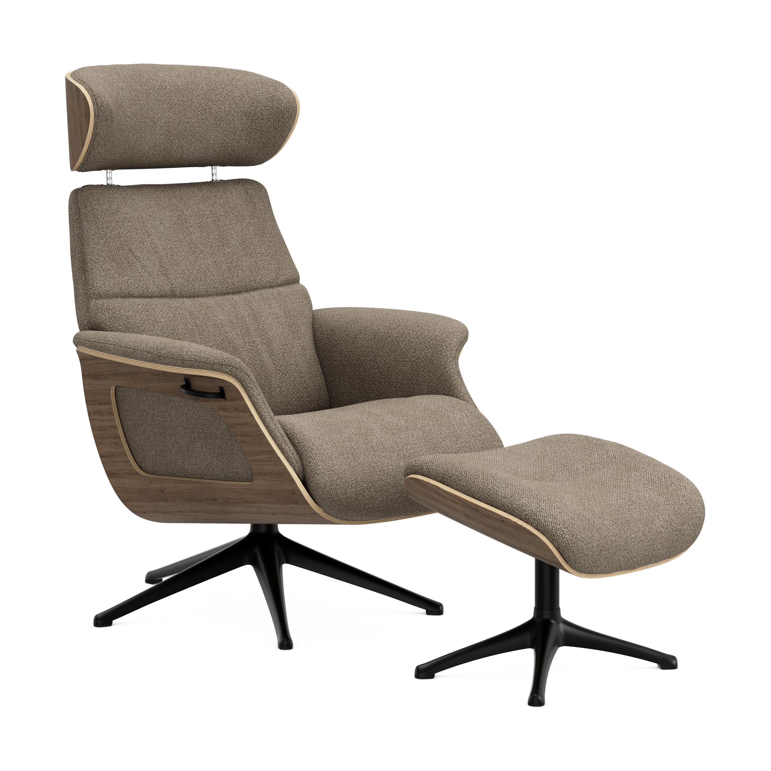 FlexLux Clement Medium fåtölj & fotpall 