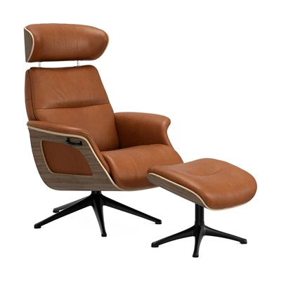 FlexLux Clement Medium fåtölj & fotpall