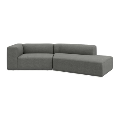 Zano 2-sits vänstervänd soffa med divan