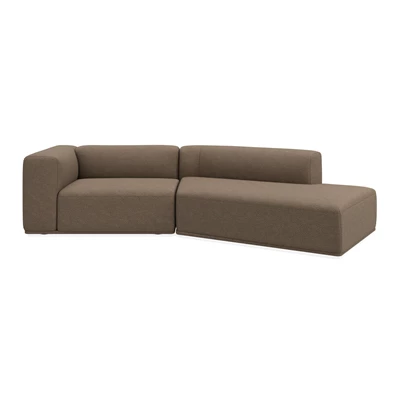 Zano 2-sits vänstervänd soffa med divan