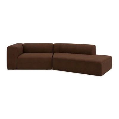 Zano 2-sits vänstervänd soffa med divan