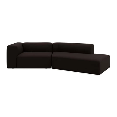 Zano 2-sits vänstervänd soffa med divan