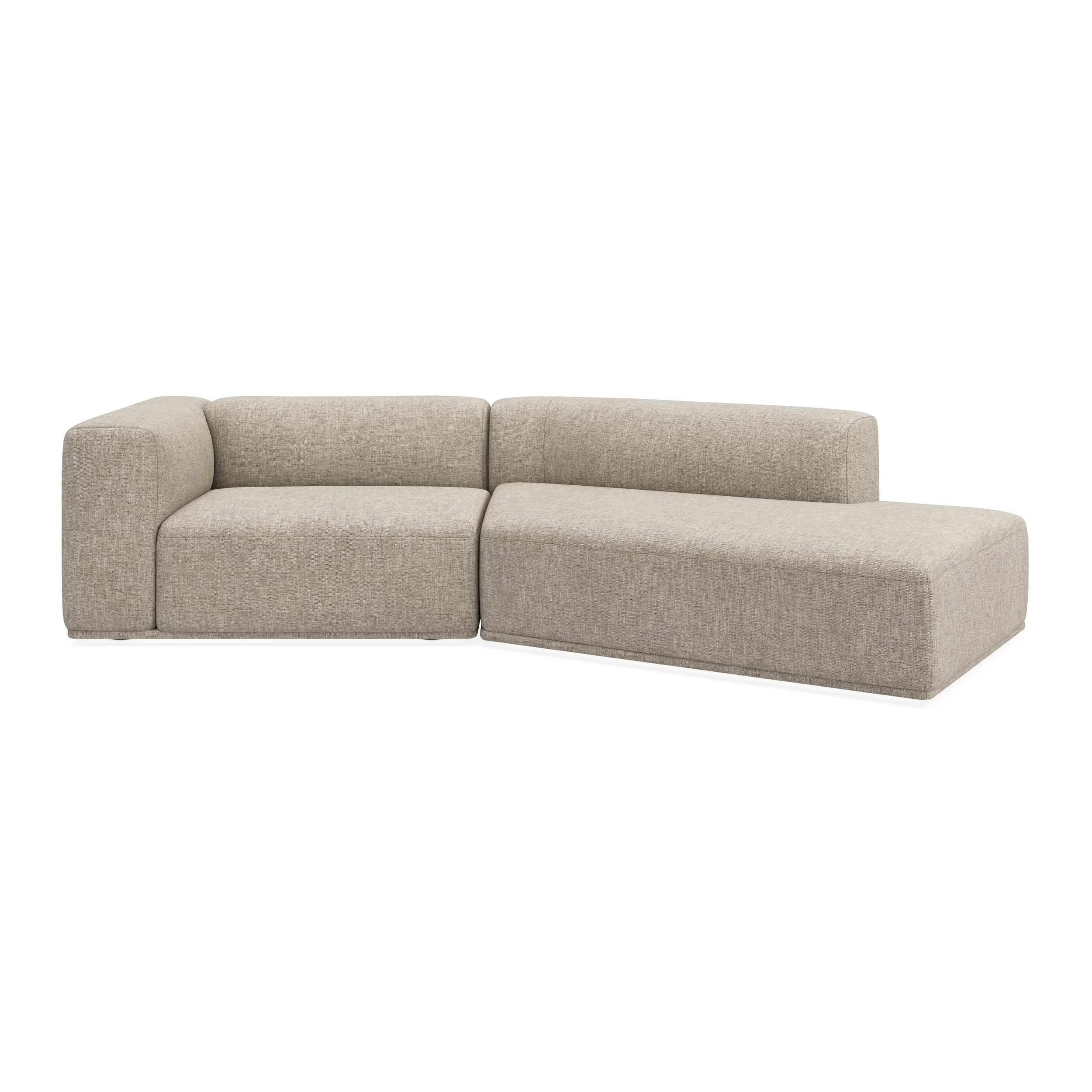 Zano 2-sits vänstervänd soffa med divan