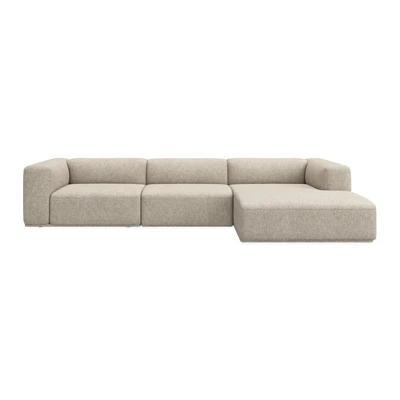 Zano 3-sits högervänd soffa med schäslong