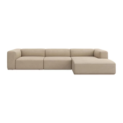 Zano 3-sits högervänd soffa med schäslong