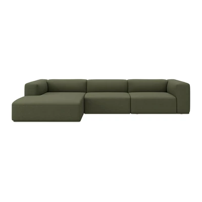 Zano 3-sits vänsterrvänd soffa med schäslong