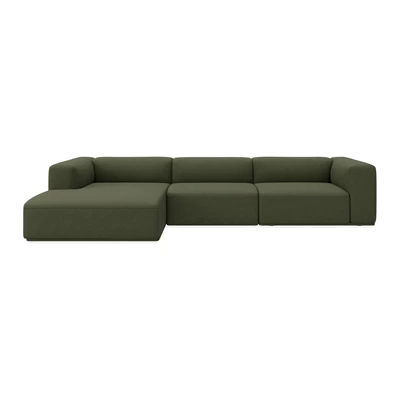 Zano 3-sits vänsterrvänd soffa med schäslong
