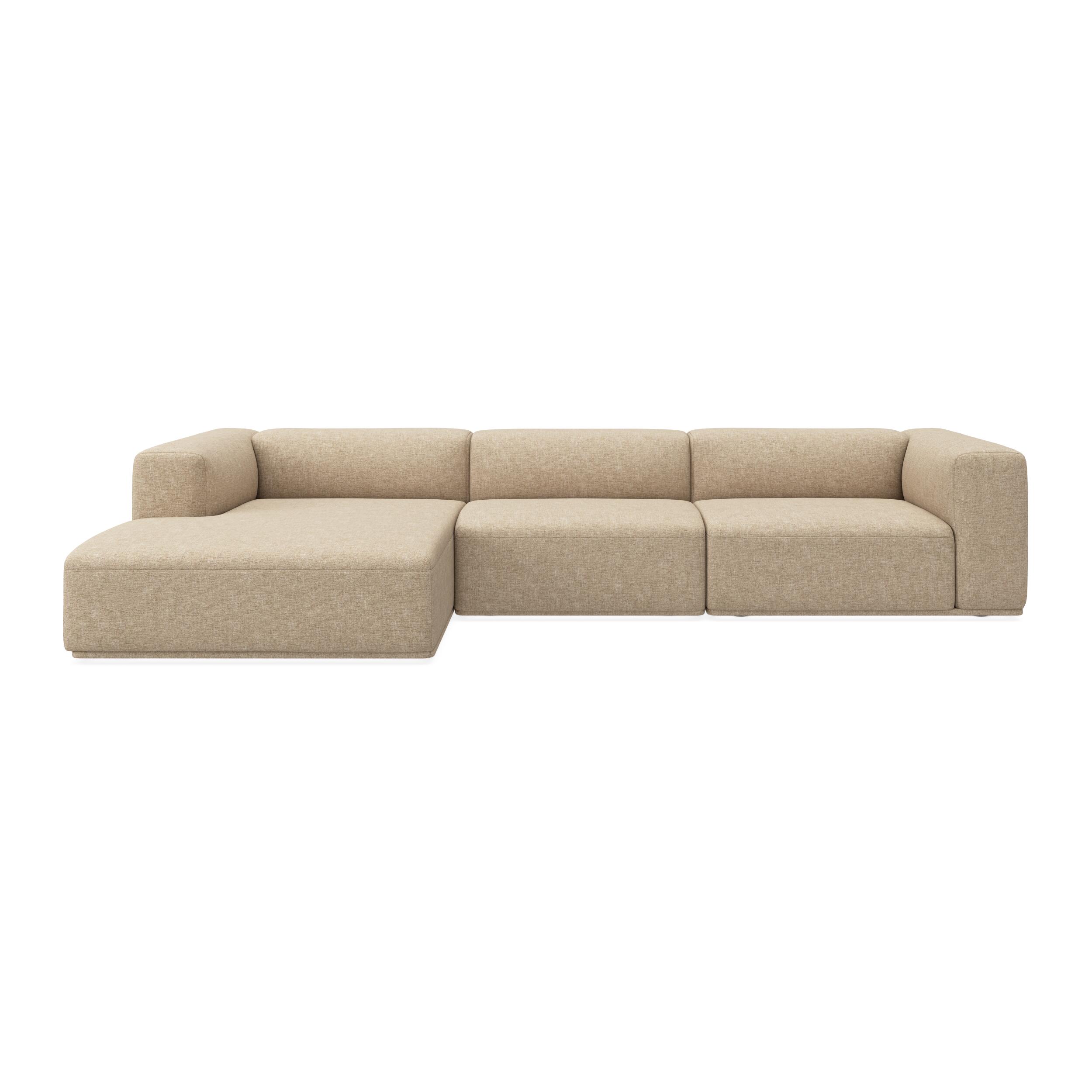 Zano 3-sits vänsterrvänd soffa med schäslong