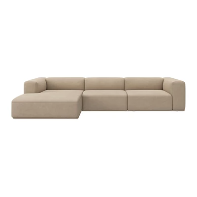 Zano 3-sits vänsterrvänd soffa med schäslong