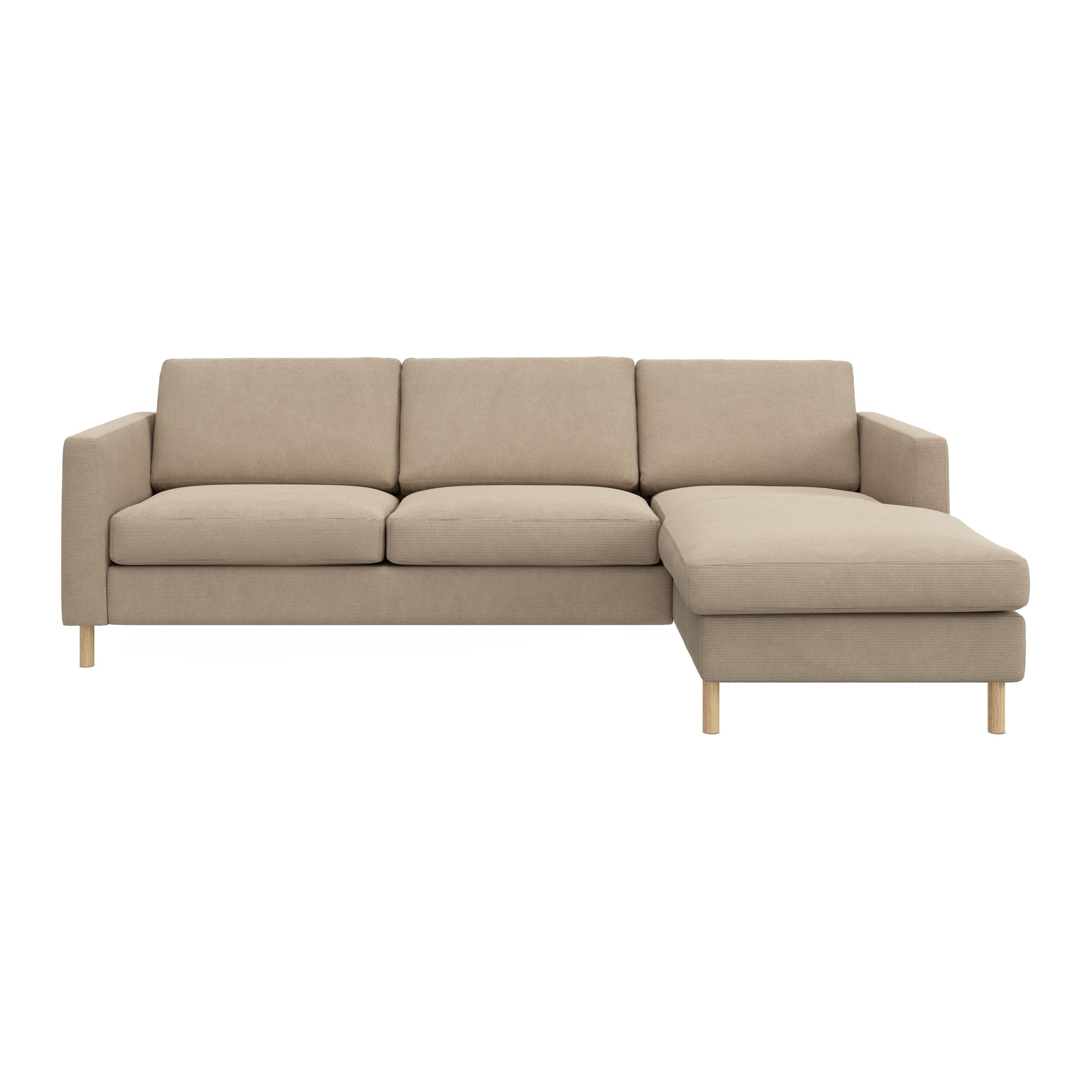 Signatur 3-sits högervänd soffa med schäslong