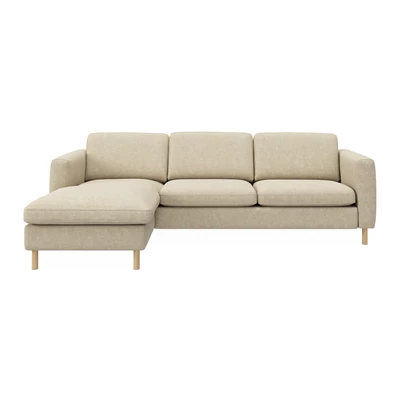 Signatur 3-sits vänstervänd soffa med schäslong