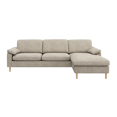 Signatur 3-sits högervänd soffa med schäslong
