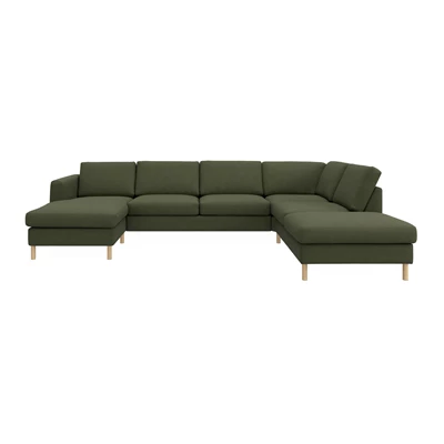 Signatur 5-sits vänstervänd U-soffa
