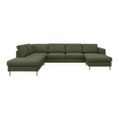 Signatur 5-sits högervänd U-soffa