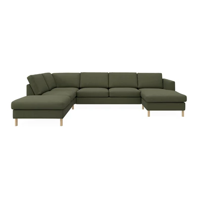Signatur 5-sits högervänd U-soffa