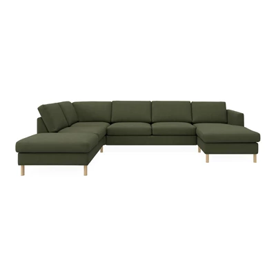 Signatur 5-sits högervänd U-soffa